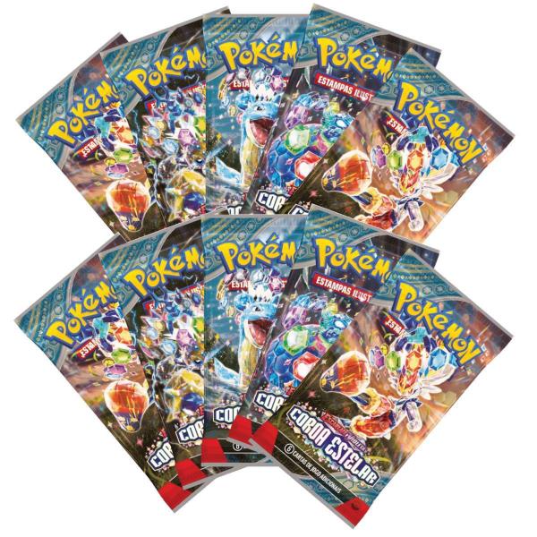 Imagem de  Pokemon Coroa Estelar Kit com 10 Boosters 60 Cartas