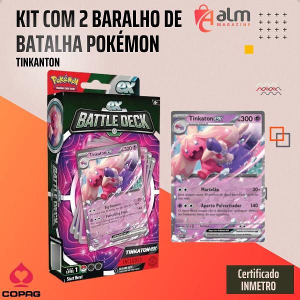 Imagem de Pokémon Deck Baralho Batalha  Tinkanton ou Chien Pao Copag pokemon 01 deck