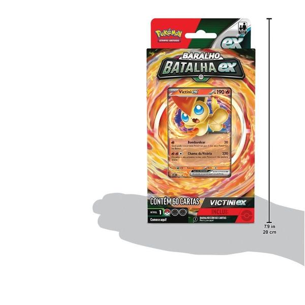 Imagem de Pokémon Deck Batalha Ex Victini - Copag