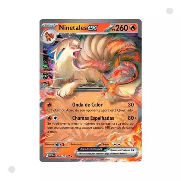 Imagem de Pokémon Deck de Batalha Ninetales Ex - Copag