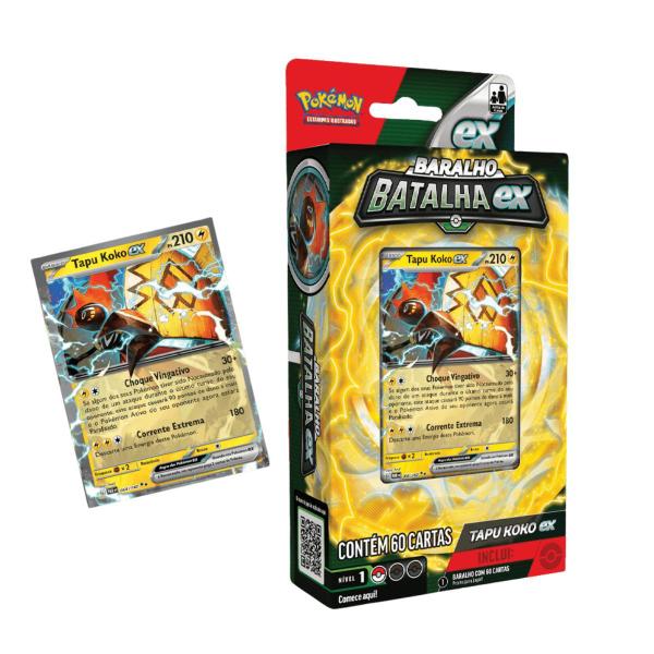 Imagem de Pokémon Deck de Batalha Tapu Koko Ex - Copag