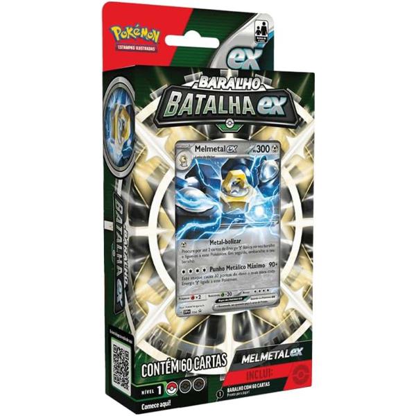 Imagem de Pokemon Deck de Batalha TCG Melmetal Ex - 003 Copag 60 Cartas