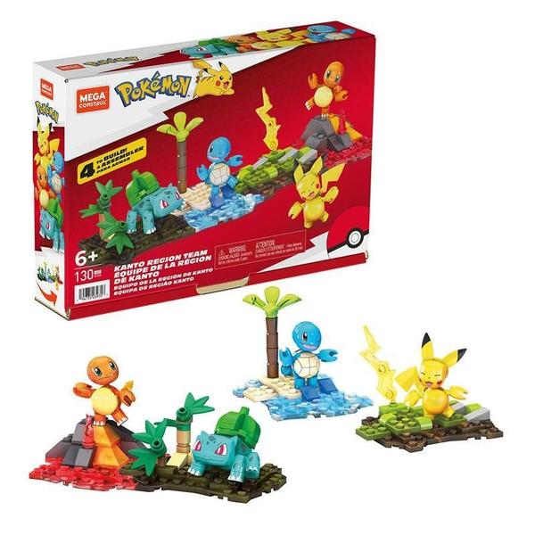 Imagem de Pokémon Equipe Kanto Blocos Montar Mega Construx Hfg05