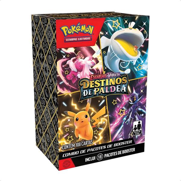 Imagem de Pokémon Ev 18 Pacotes Combo Pacotes De Booster 108 Cartas
