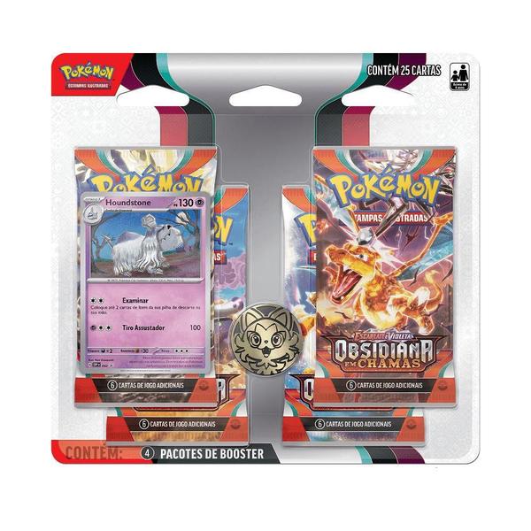 Imagem de Pokémon EV03 Obsidiana em Chamas Houndstone - Copag