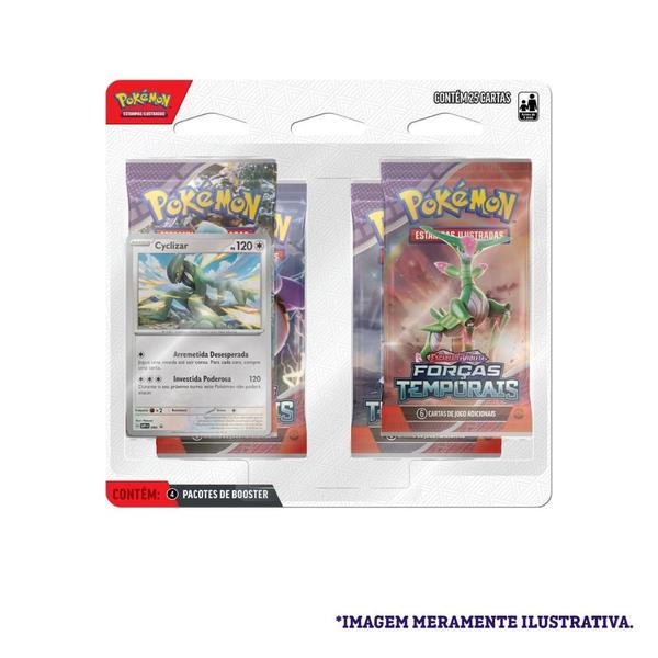 Imagem de Pokémon EV05 Blister Quádruplo Cyclizar - Copag