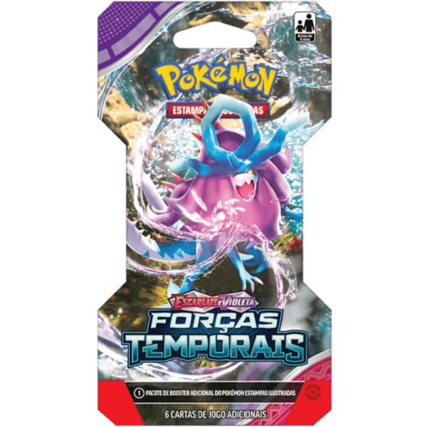 Imagem de Pokémon EV5 Forças Temporais Blister Unitário com 6 Cartas