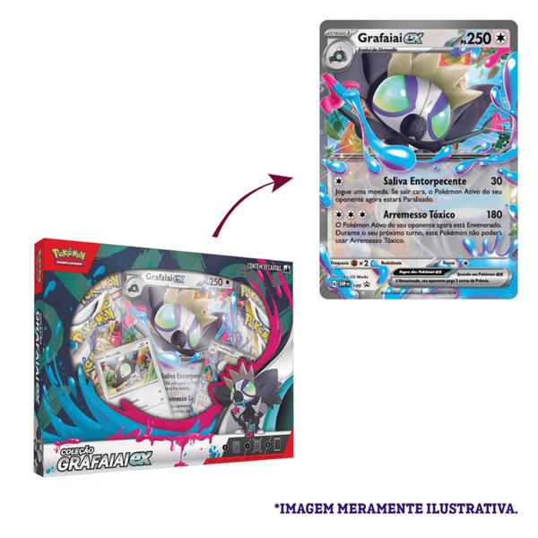 Imagem de Pokemon EV6 - Box Grafaiai EX Copag - 34160