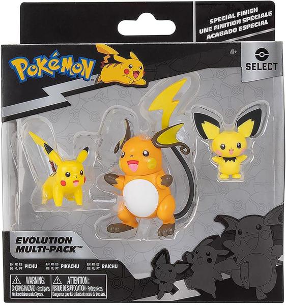 Imagem de Pokemon Evolution Multi-pack Pichu Pikachu Raichu 3295 - Sunny