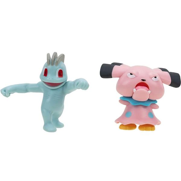 Imagem de Pokemon figura de batalha machop e snubbull sunny