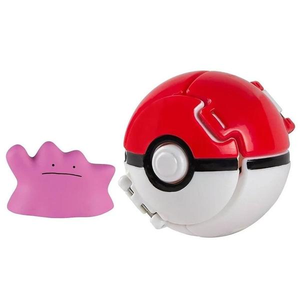 Imagem de Pokemon Figura Pops Open Ditto E Pokebola Tomy 1962 Sunny 