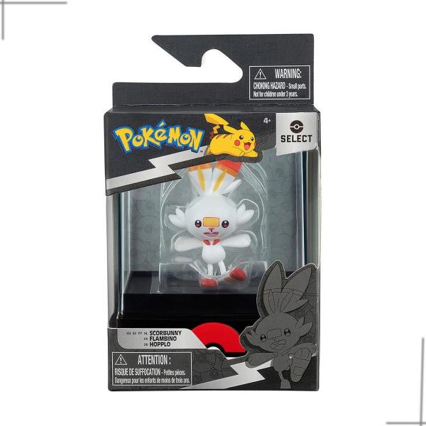 Imagem de Pokemon - Figuras De Batalha 5cm Com Case - Scorbunny