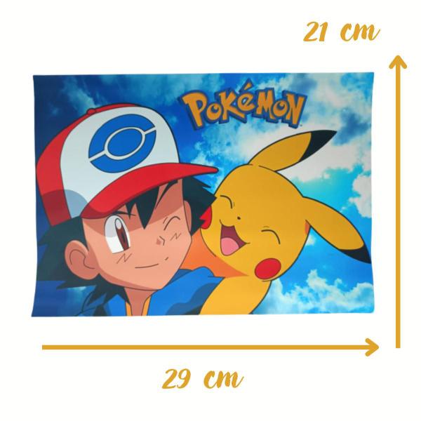 Imagem de Pokemon kit só um bolinho festa em casa com banner, topo de bolo, display de mesa e topper docinho aniversário