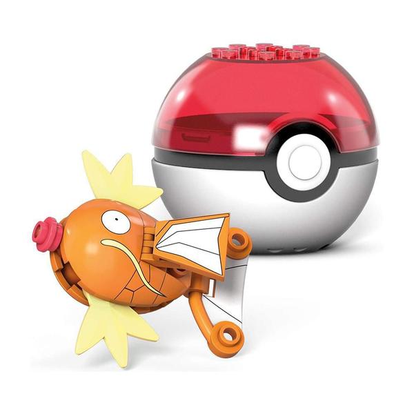 Imagem de Pokemon Magikarp Pokebola - Mega Construx Gvk65