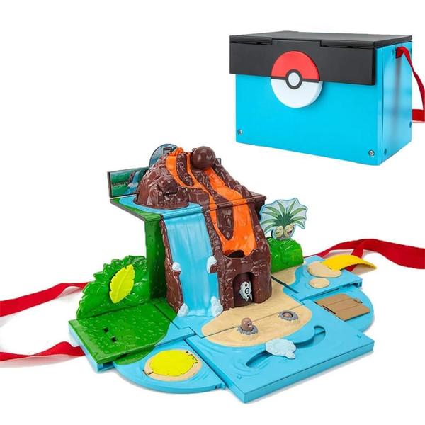 Imagem de Pokémon Maleta Playset Vulcão Com Figure Pikachu