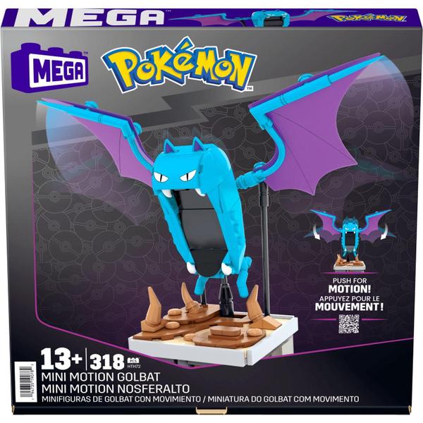 Imagem de Pokémon Mega Construx Jogo Miniatura do Golbat - Mattel