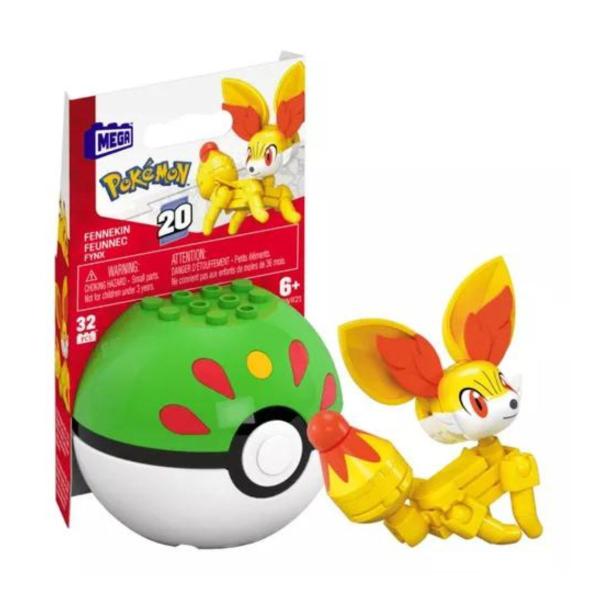 Imagem de Pokémon Mega Construx Pokebola Lua Sol Mattel Fpm00