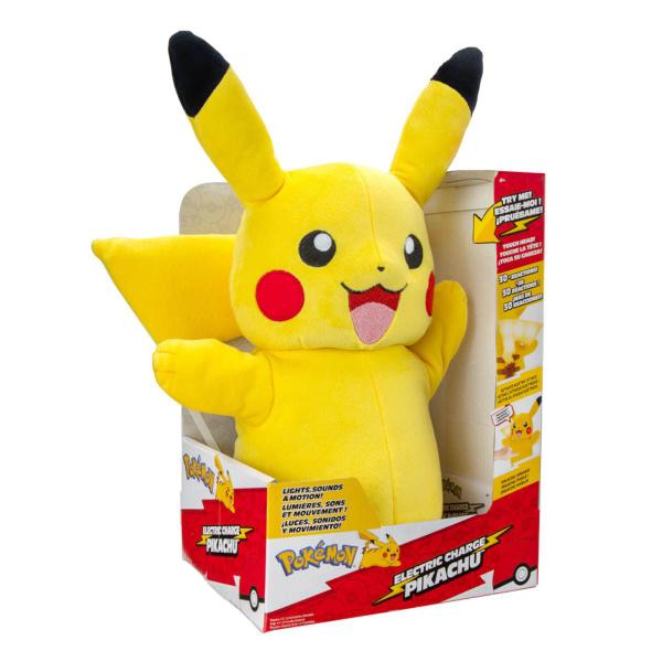 Imagem de Pokemon - Pelúcia de Luxo Pikachu de 35cm com Luz e Som