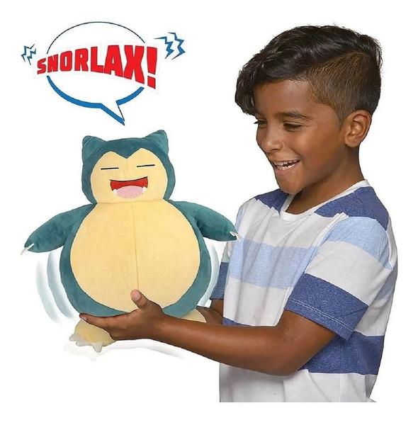 Imagem de Pokemon pelucia de luxo snorlax com som sunny brinquedos