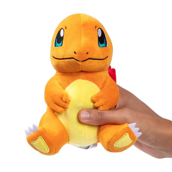 Imagem de Pokémon Plush Starter 3 Pack - Charmander, Squirtle &amp Bulbasaur 8" Geração Um Animais Recheados