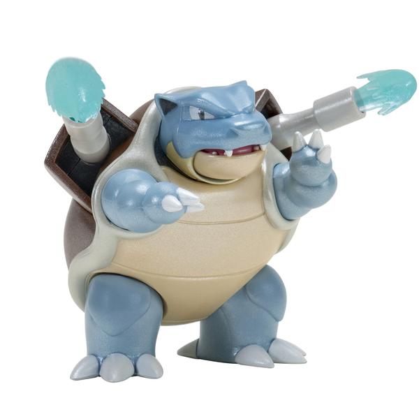 Imagem de Pokemon Select Evolution 3 Pack - Apresenta Squirtle de 2 Polegadas, Wartortle de 3 Polegadas e Figuras de Batalha Blastoise de 4,5 polegadas - Detalhes autênticos