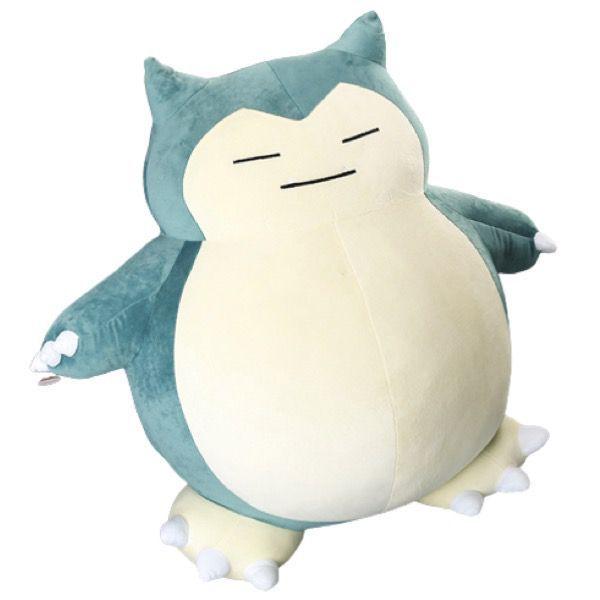 Pokémon Snorlax Pelúcia 30 Cm Pikachu Charmander Squirtle - Manú Presentes Imagem de Pokémon Snorlax Pelúcia 30 Cm Pikachu Charmander Squirtle