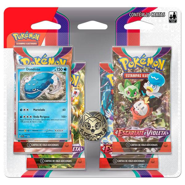 Imagem de Pokémon TCG: 2 Quad Pack SV1 Escarlate e Violeta - Arcanine e Dondozo