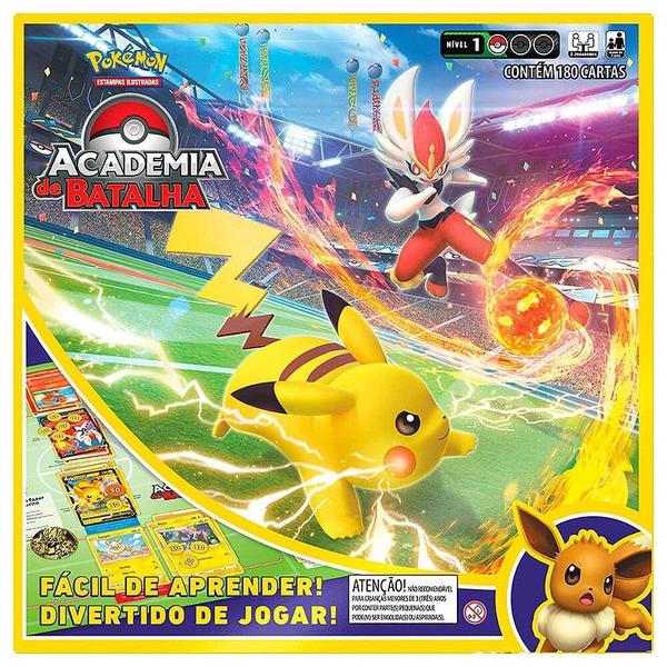 Imagem de Pokémon TCG: Baralhos Academia de Batalha - Cinderace V, Pikachu V e Eevee V