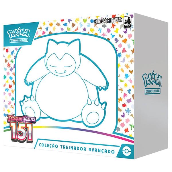 Imagem de Pokémon TCG: Box Treinador Avançado - SV3.5 Escarlate e Violeta 151 Snorlax