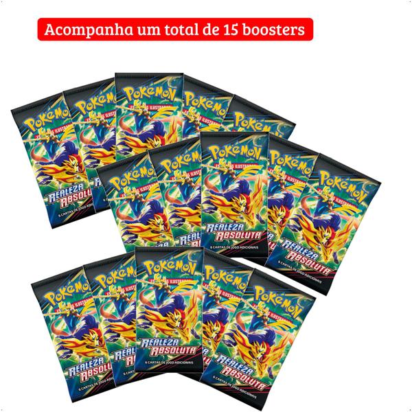 Imagem de Pokemon TCG Estampas Ilustradas 3 Latas Articuno Zapdos Moltres De Galar Realeza Absoluta Copag - 32193