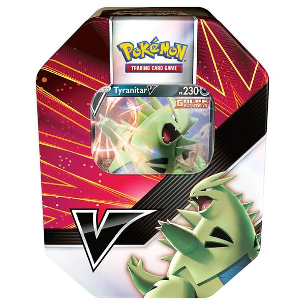 Imagem de Pokémon TCG: Lata Colecionável Combatentes V - Tyranitar V