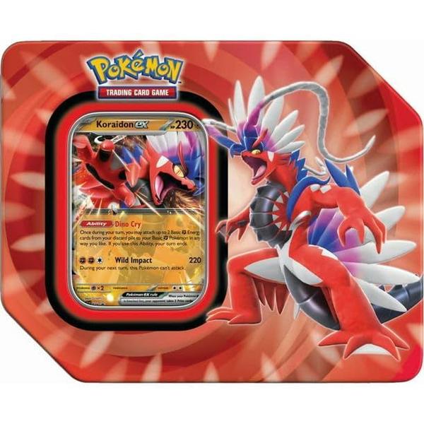 Imagem de Pokémon TCG: Paldea Legends Summer Tin - Koraidon