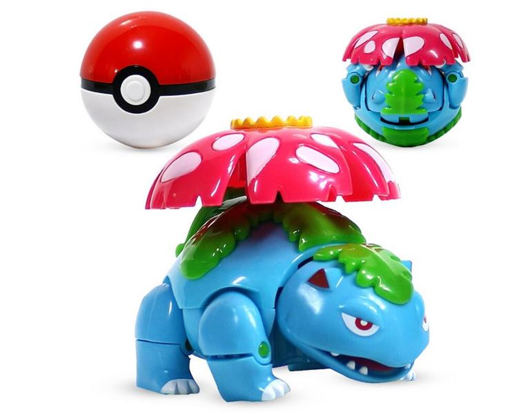 Imagem de Pokemon Venusaur Dentro De Pokebola Na Caixa Brinquedo