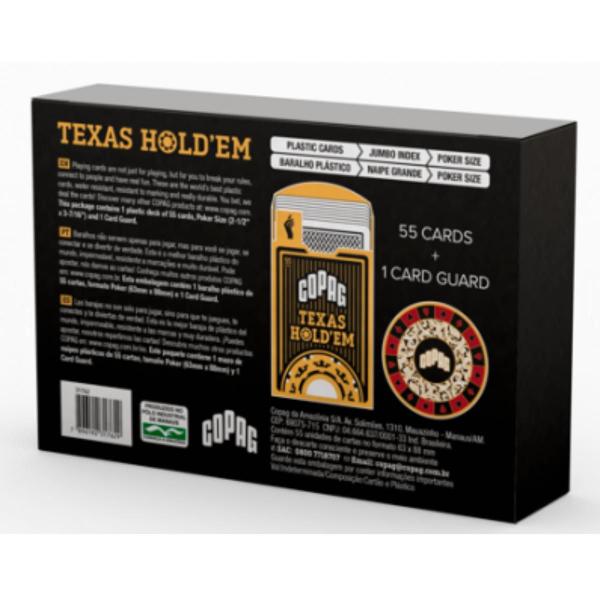 Imagem de Poker Texas Holdem Baralho E Card Guard