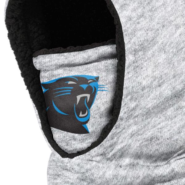 Imagem de Polaina com capuz FOCO Carolina Panthers NFL Heather Grey