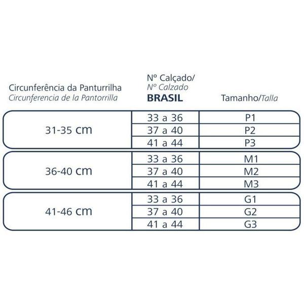 Imagem de Polaina Elastica Corrida Pulse Road 510 Branca Sigvaris P3