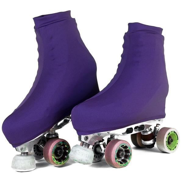 Polaina Para Patins Capa Cobre Botas Roxa - PATINASHOW Imagem de Polaina Para Patins Capa Cobre Botas Roxa