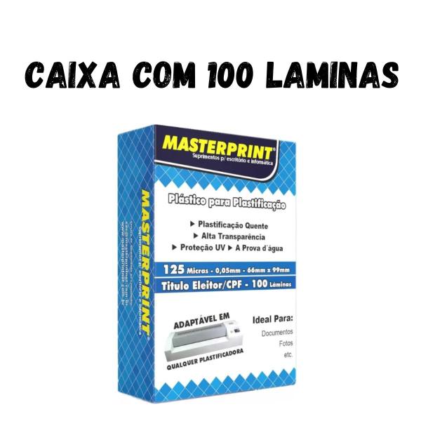 Imagem de Polaseal cpf/titulo 0,05mm 66x99mm c/100f masterprint