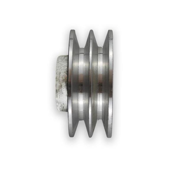 Polia Alumínio 150mm 2 Canais - Uso Industrial - Mademil Imagem de Polia Alumínio 150mm 2 Canais - Uso Industrial