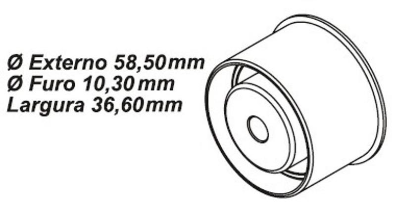 Imagem de Polia Da Correia Dentada Mitsubishi Pajero 3.0 V6 00 A 02