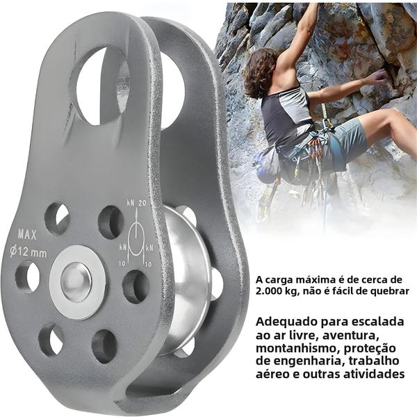 Imagem de Polia De Escalada Em Liga De Alumínio De Alta Altitude, Polia Lateral Fixa, Ferramenta De