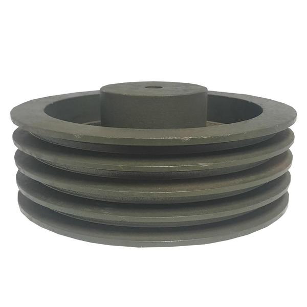 Polia de Ferro 280mm 4 Canais A - Agro/Indústrial - MADEMIL Imagem de Polia de Ferro 280mm 4 Canais A - Agro/Indústrial