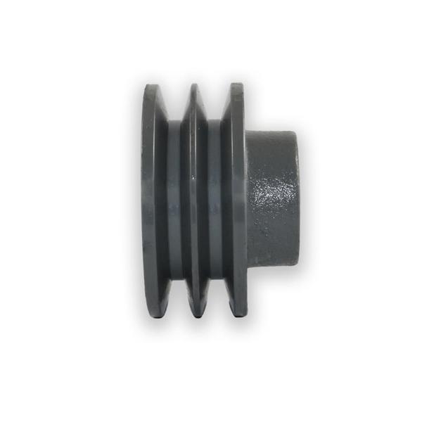 Polia de Ferro Fundido 120mm 2 Canais Perfil B - Mademil Imagem de Polia de Ferro Fundido 120mm 2 Canais Perfil B