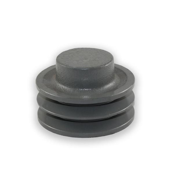 Polia de Ferro Fundido 50mm 2 Canais Perfil A - Mademil Imagem de Polia de Ferro Fundido 50mm 2 Canais Perfil A