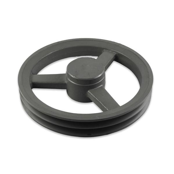Polia Ferro Fundido 160mm - Uso Industrial e Agrícola - Mademil Imagem de Polia Ferro Fundido 160mm - Uso Industrial e Agrícola