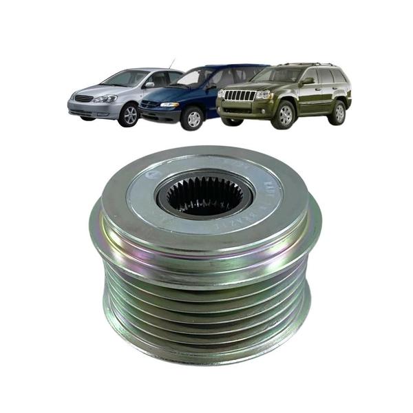 Imagem de Polia Roda Livre Alternador Caravan Toyota Corolla Jeep Zen