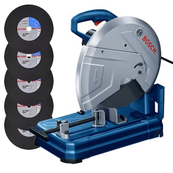 Policorte 14 POL GCO 14-24 2400W com 5 Discos BOSCH Imagem de Policorte 14 POL GCO 14-24 2400W com 5 Discos BOSCH