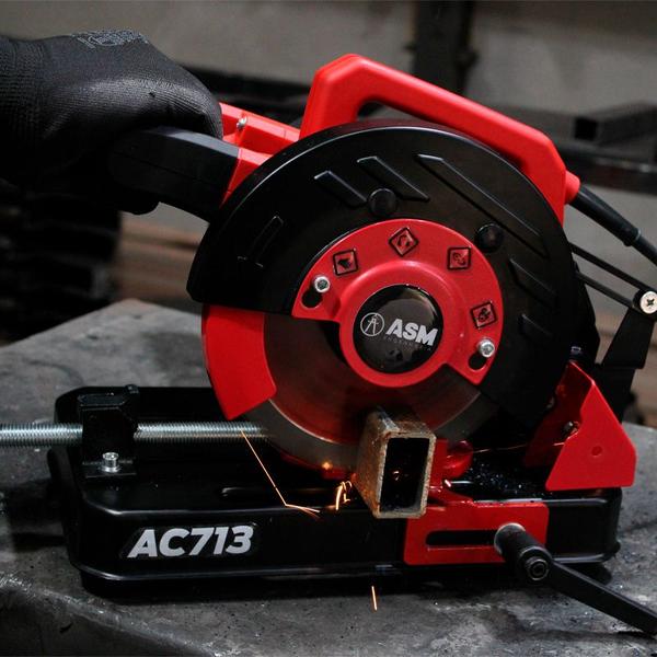 Policorte Portátil ASM Ultra AC713 com Disco de Corte de 7.1/4