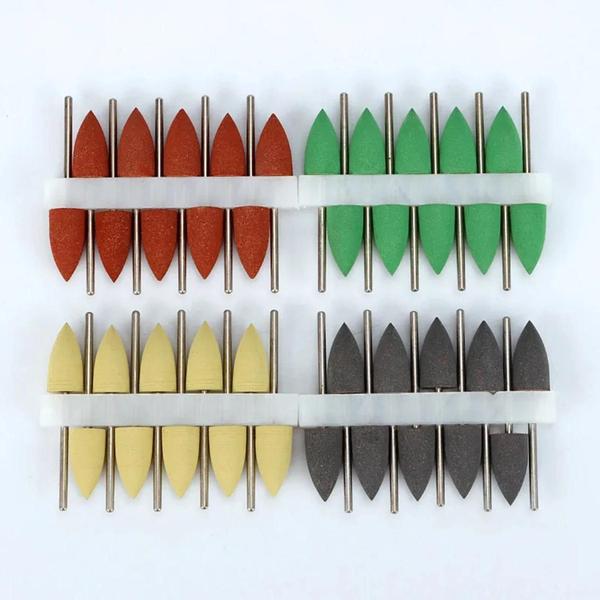 Imagem de Polidor de Dente de Silicone - 10 Tamanhos para Laboratório Dentário