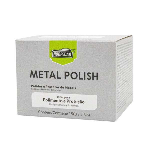 Polidor e Protetor de Metais Metal Polish 150g Nobrecar Imagem de Polidor e Protetor de Metais Metal Polish 150g Nobrecar